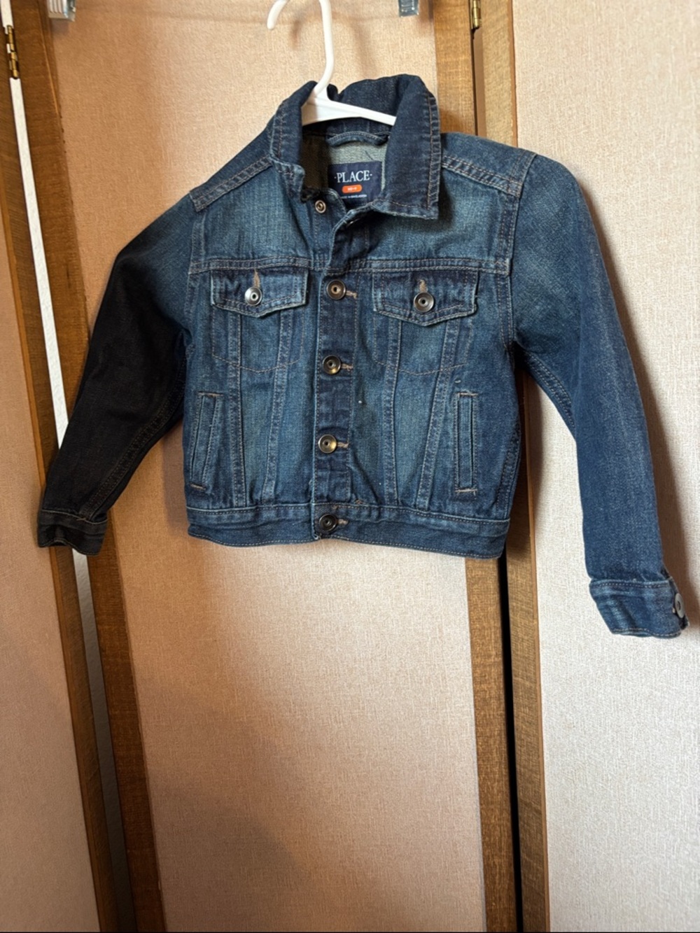 Place Dark Blue Denim Jacket for Kids XS